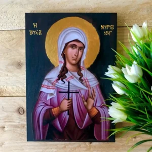 Handmade Icon of Saint Kyriaki the Great Martyr