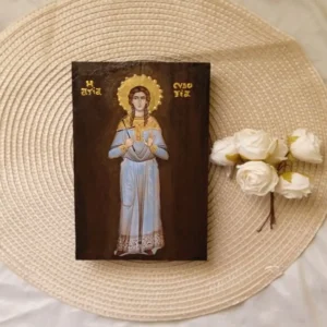 Saint Eudoxia the Martyr Handmade Orthodox Icon