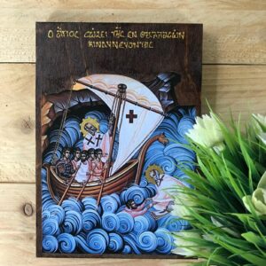 Saint Nicholas Handmade Icon Greek Orthodox Icon