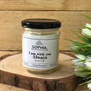 Handmade Soy Candle / Always Bible Scripture Verse Candle / Christian Candle/Prayer Candle/Spiritual Candle/Christian Gift