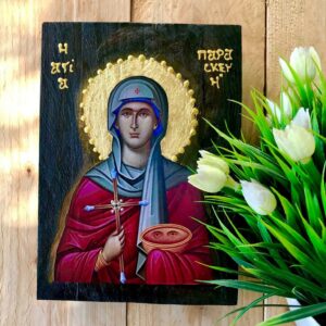 Agia Paraskevi handmade icon artdomeicons