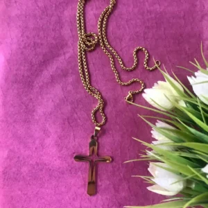 Metal Orthodox Cross Necklace – Religious Jewelry Gift