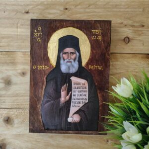Saint Paisios the Athonite Handmade Christian Orthodox Icon
