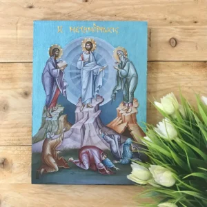 Transfiguration of Jesus Christ Handmade Icon