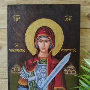 Virgin Mary The Defender General Greek Orthodox Icon